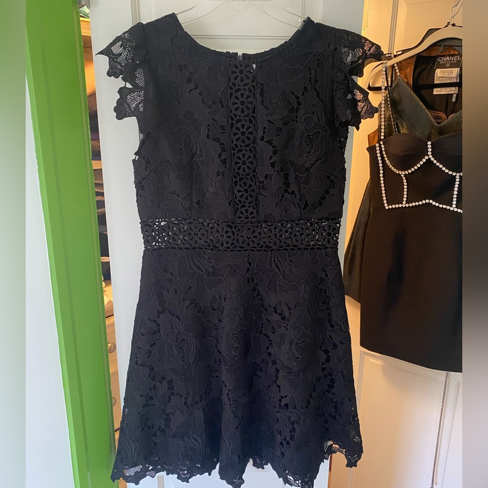 BB Dakota Black Lace Dress